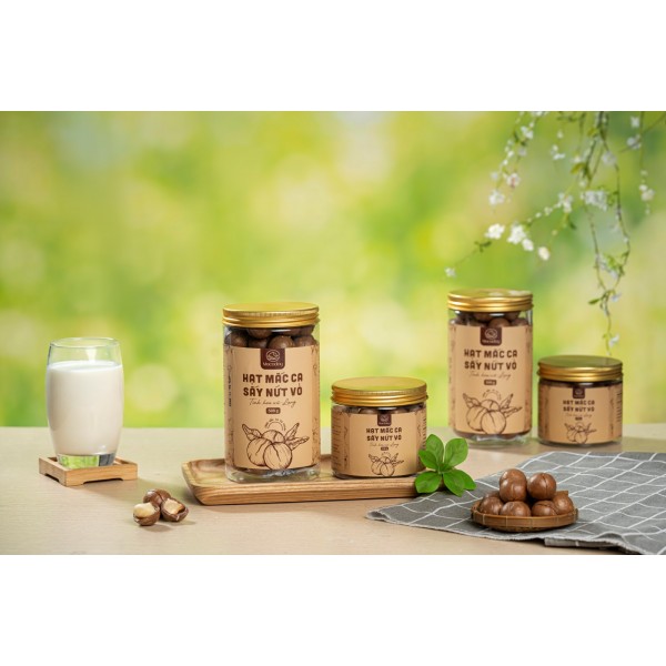 (BÉ) Hạt Mắc ca sấy nứt 